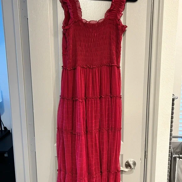 Max Studio Vibrant Red Maxi Dress - Picture 3 of 3